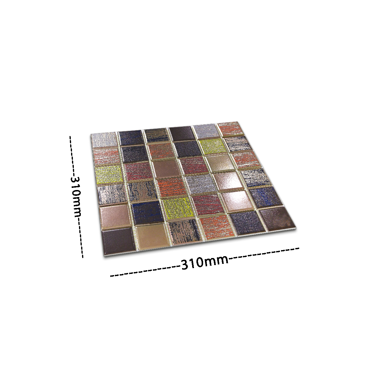 Imported Mosaic Tile (310x310mm, Metallic)