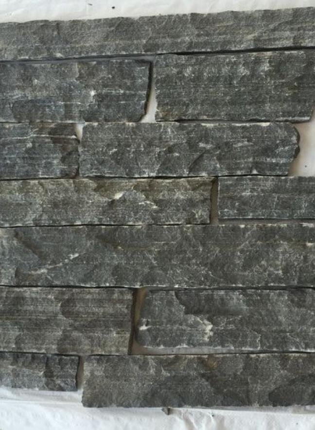 Stone Wall Cladding Application Cloud Black