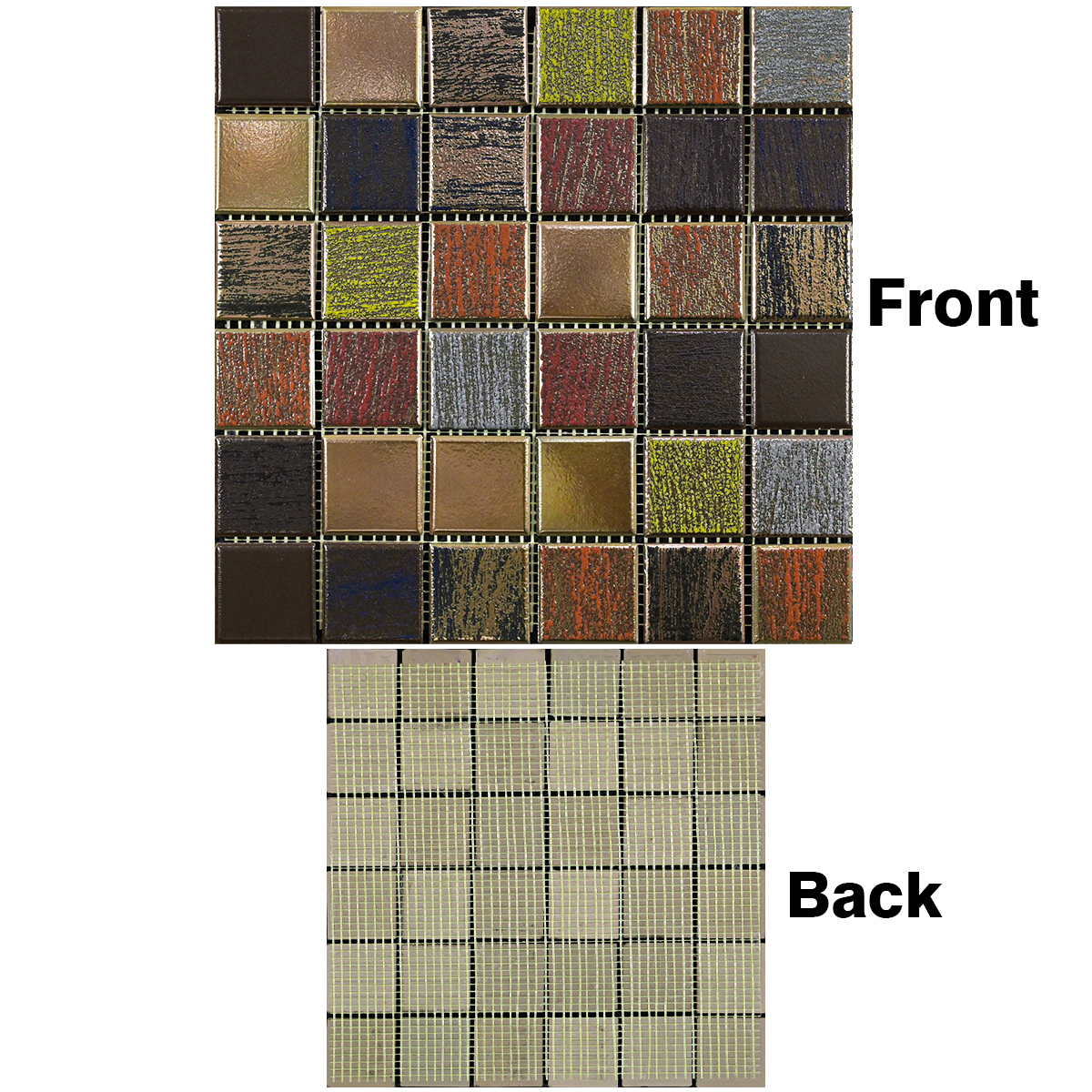 Imported Mosaic Tile (310x310mm, Metallic)