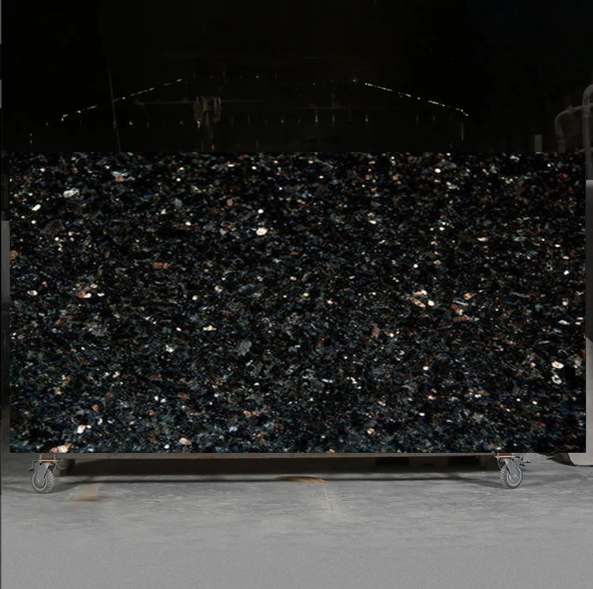 Black Galaxy Granite Slab