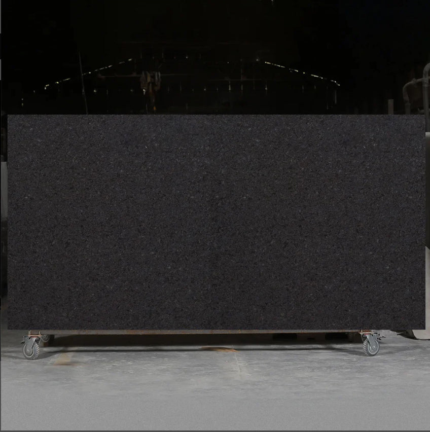 Black Pearl Leather Granite Slab