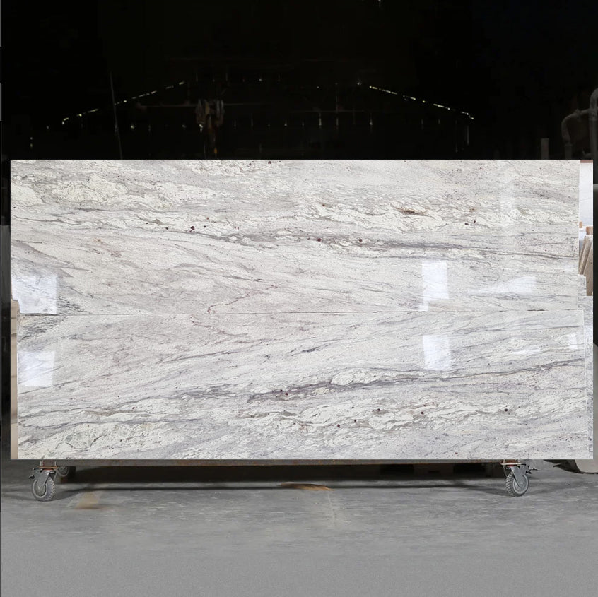 Glacier White Granite Slabs