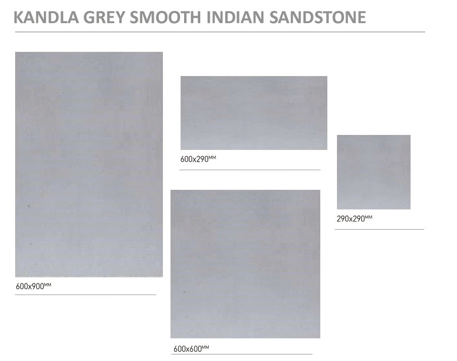 Kandla Grey Smooth Indian Sandstone