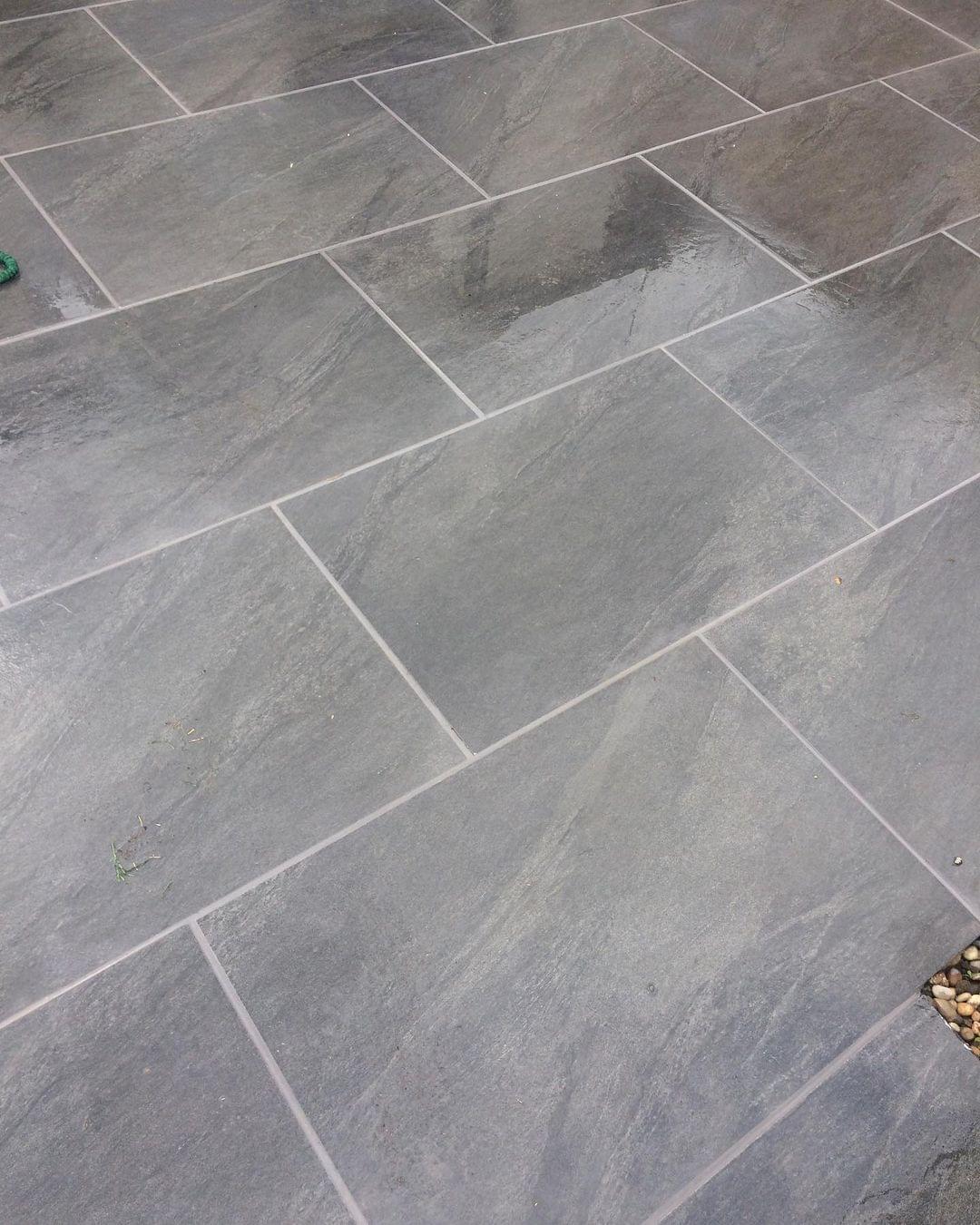 Anthracite Black Outdoor Porcelain Paving Tiles - 900x600 - 20mm