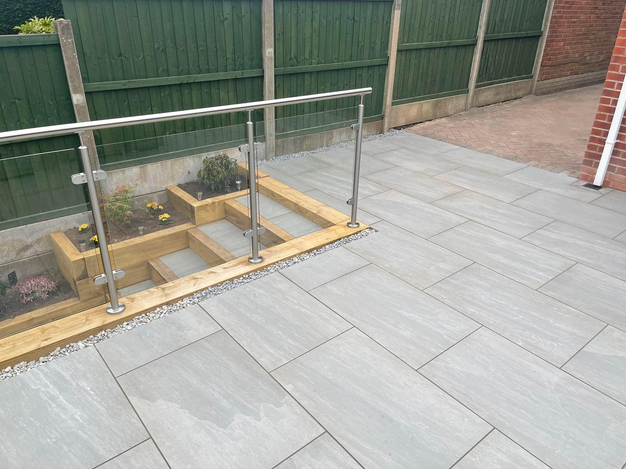 Kandla Grey Outdoor Porcelain Paving Tiles - 900x600 - 21.60sqm - 20mm - UniversalPaving