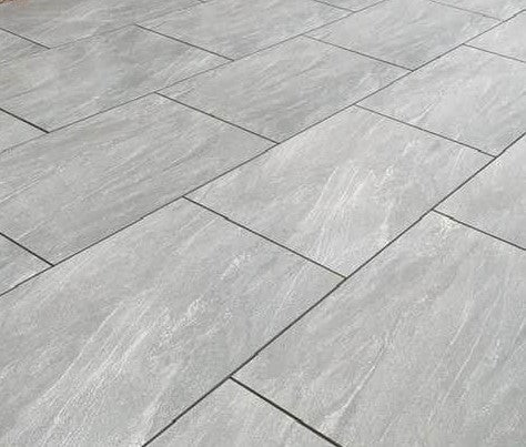 County Light Grey Outdoor Porcelain Paving Tiles - 900x600 - 22sqm - 20mm