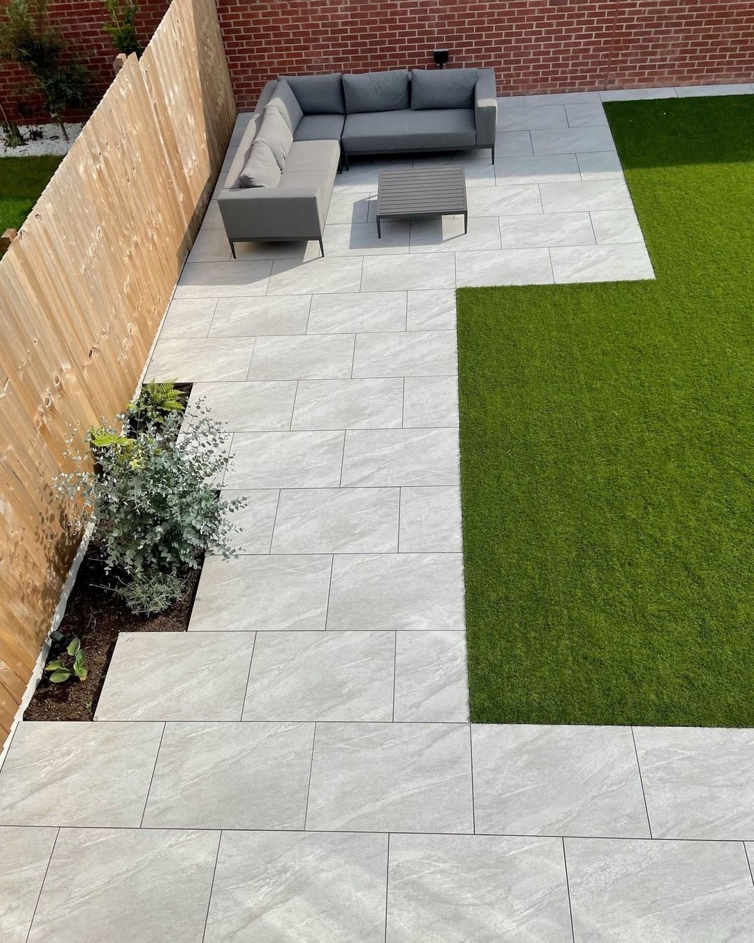 County Light Grey Outdoor Porcelain Paving Tiles - 900x600 - 22sqm - 20mm