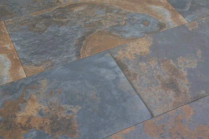 Rustic Slate Slatestone Paving Slabs - Riven - Sawn Edge - 900x600 - 20mm