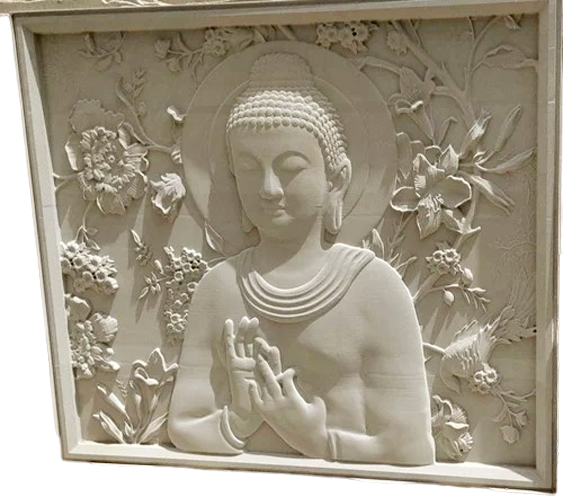 Stone Murals – Buddha Face - Premier Supplier