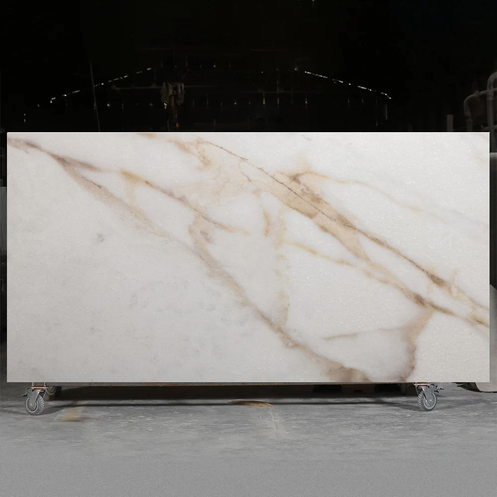 Dahlia White Marble: