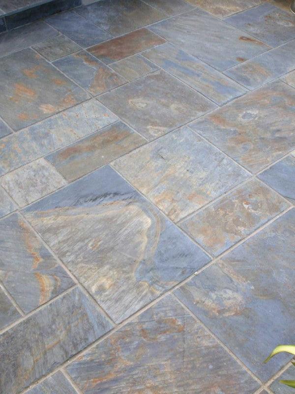 Rustic Slate Indian Slatestone Paving Slabs - Riven - Patio Pack - 20mm - UniversalPaving