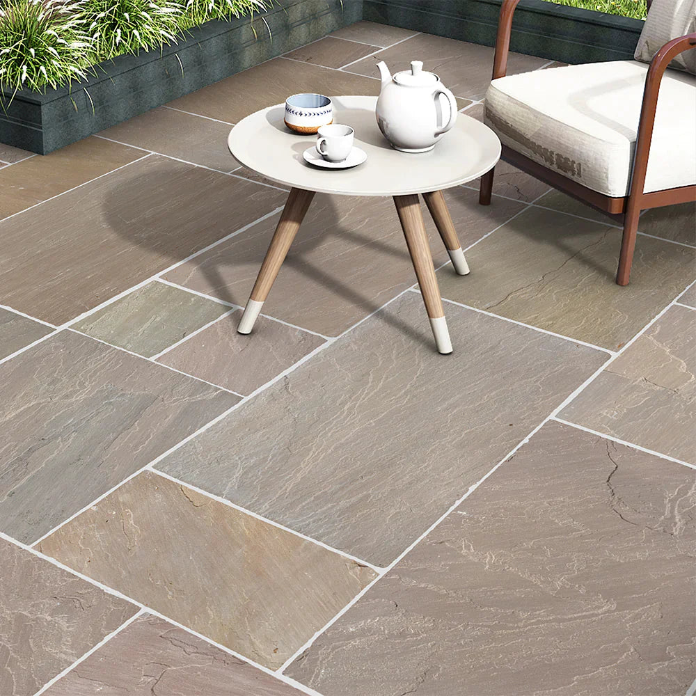 indian stone patio ,kandla grey ,kandla grey indian sandstone ,natural paving slabs ,outdoor paving slabs ,stone paving slabs